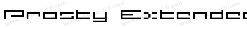 Prosty Extended字体转换